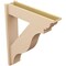 Ekena Millwork 7 1/2-in W x 32-in D x 38-in H Funston Trad Rough Cedar Woodgrain TimberThane Outlooker, Primed Tan OUTUR075X32X38FST04RCPR - alternate 6